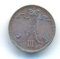 1 пенни 1891 года  Для Финляндии