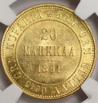 20 марок 1891 года L Для Финляндии