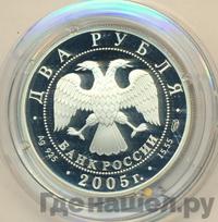 2 рубля 2005 года СПМД