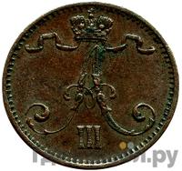 1 пенни 1882 года  Для Финляндии