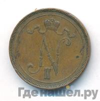 10 пенни 1896 года  Для Финляндии