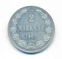2 марки 1907 года L Для Финляндии