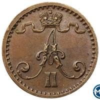 1 пенни 1871 года  Для Финляндии