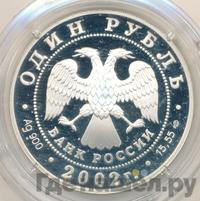 1 рубль 2002 года СПМД