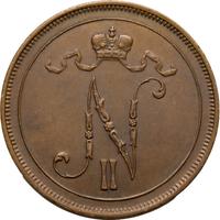 10 пенни 1911 года  Для Финляндии