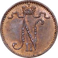 1 пенни 1913 года  Для Финляндии