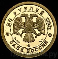 25 рублей 1993 года ММД
