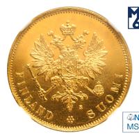 10 марок 1879 года S Для Финляндии