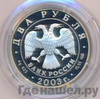 2 рубля 2003 года СПМД