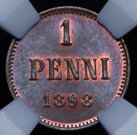 1 пенни 1898 года  Для Финляндии