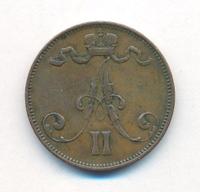 5 пенни 1873 года  Для Финляндии