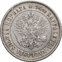 1 марка 1893 года L Для Финляндии