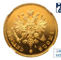 20 марок 1891 года L Для Финляндии