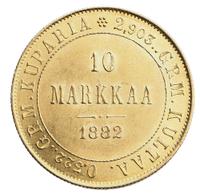 10 марок 1882 года S Для Финляндии