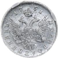 Полуполтинник 1751 года