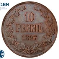 10 пенни 1897 года  Для Финляндии