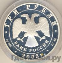 3 рубля 2003 года ММД