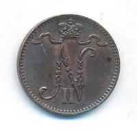 1 пенни 1901 года  Для Финляндии