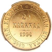 20 марок 1904 года L Для Финляндии
