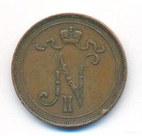 10 пенни 1907 года  Для Финляндии
