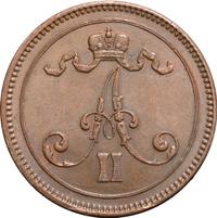 10 пенни 1865 года  Для Финляндии