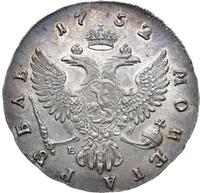 1 рубль 1752 года