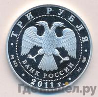 3 рубля 2011 года СПМД