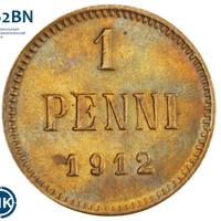 1 пенни 1912 года  Для Финляндии