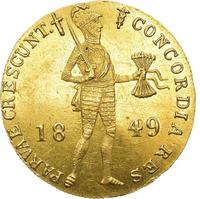 Дукат 1849 года  Нидерландская имитация