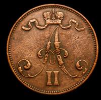 5 пенни 1873 года  Для Финляндии
