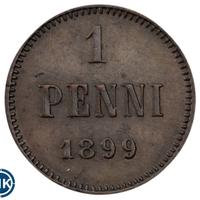 1 пенни 1899 года  Для Финляндии