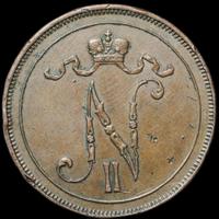10 пенни 1916 года  Для Финляндии