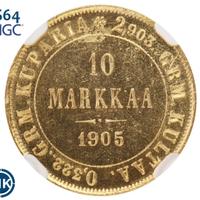 10 марок 1905 года L Для Финляндии