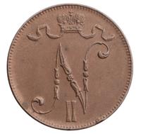 5 пенни 1916 года  Для Финляндии
