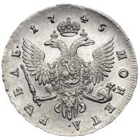 1 рубль 1745 года