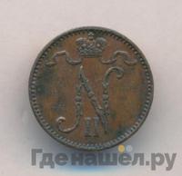 1 пенни 1898 года  Для Финляндии