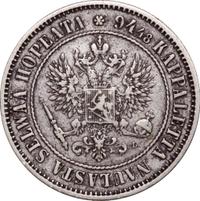 1 марка 1890 года L Для Финляндии