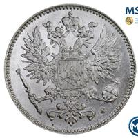 50 пенни 1915 года S Для Финляндии