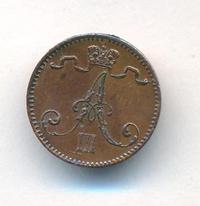 1 пенни 1888 года  Для Финляндии