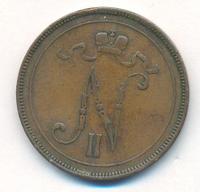 10 пенни 1895 года  Для Финляндии