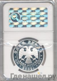 1 рубль 2002 года СПМД