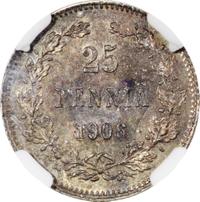 25 пенни 1906 года L Для Финляндии