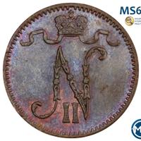 1 пенни 1898 года  Для Финляндии