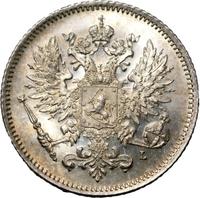 25 пенни 1907 года L Для Финляндии