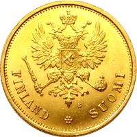 10 марок 1878 года S Для Финляндии
