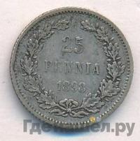 25 пенни 1898 года L Для Финляндии