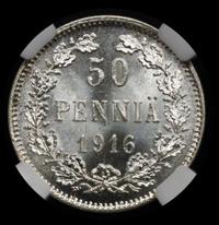 50 пенни 1916 года S Для Финляндии