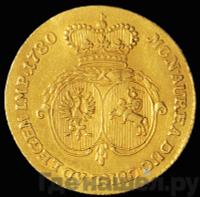 Дукат 1780 года  Петр Брион