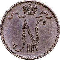 1 пенни 1899 года  Для Финляндии