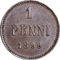 1 пенни 1899 года  Для Финляндии